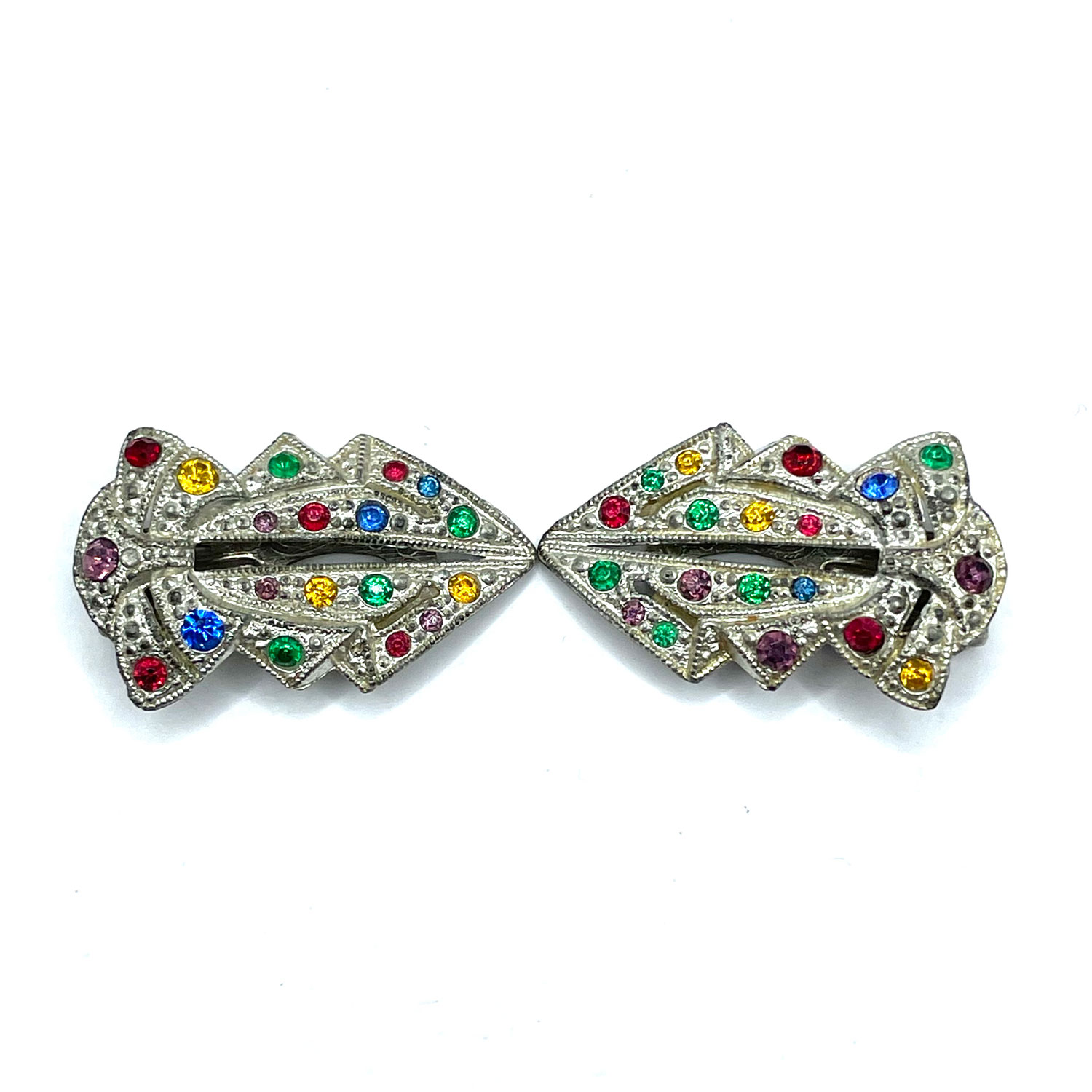 Art Deco shoe clips