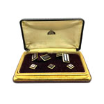 antique cuffflink and stud set