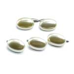 Cufflink and shirt stud set