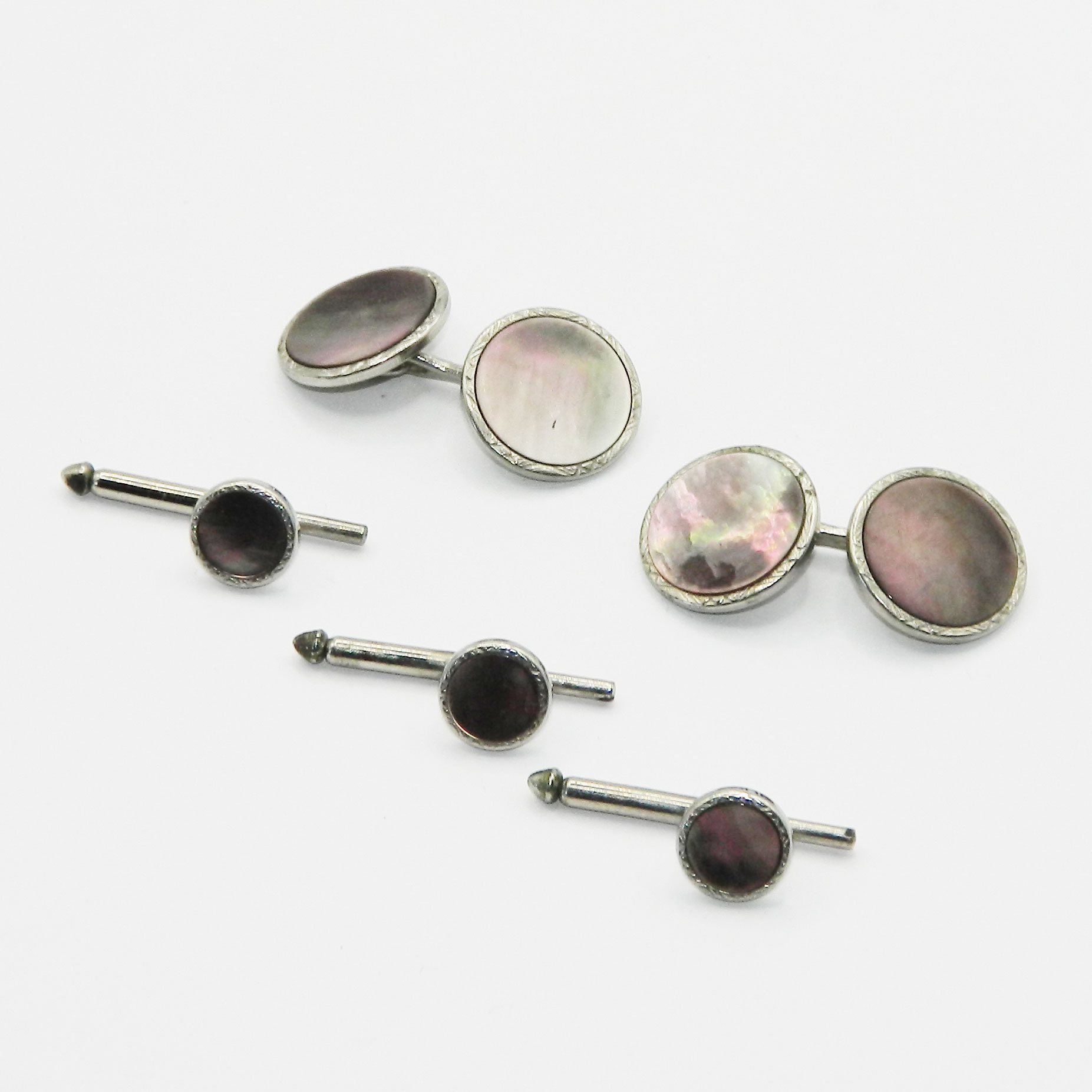 Hickok cufflink and shirt stud set