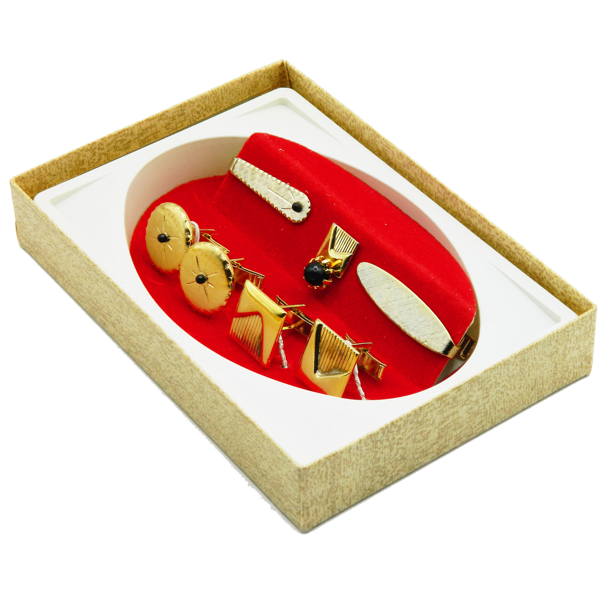 Vintage mens jewelry suite