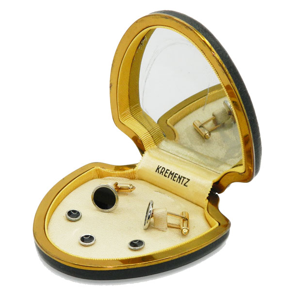 Krementz cufflink and tuxedo shirt stud set