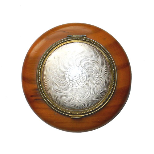 1940's wooden compact