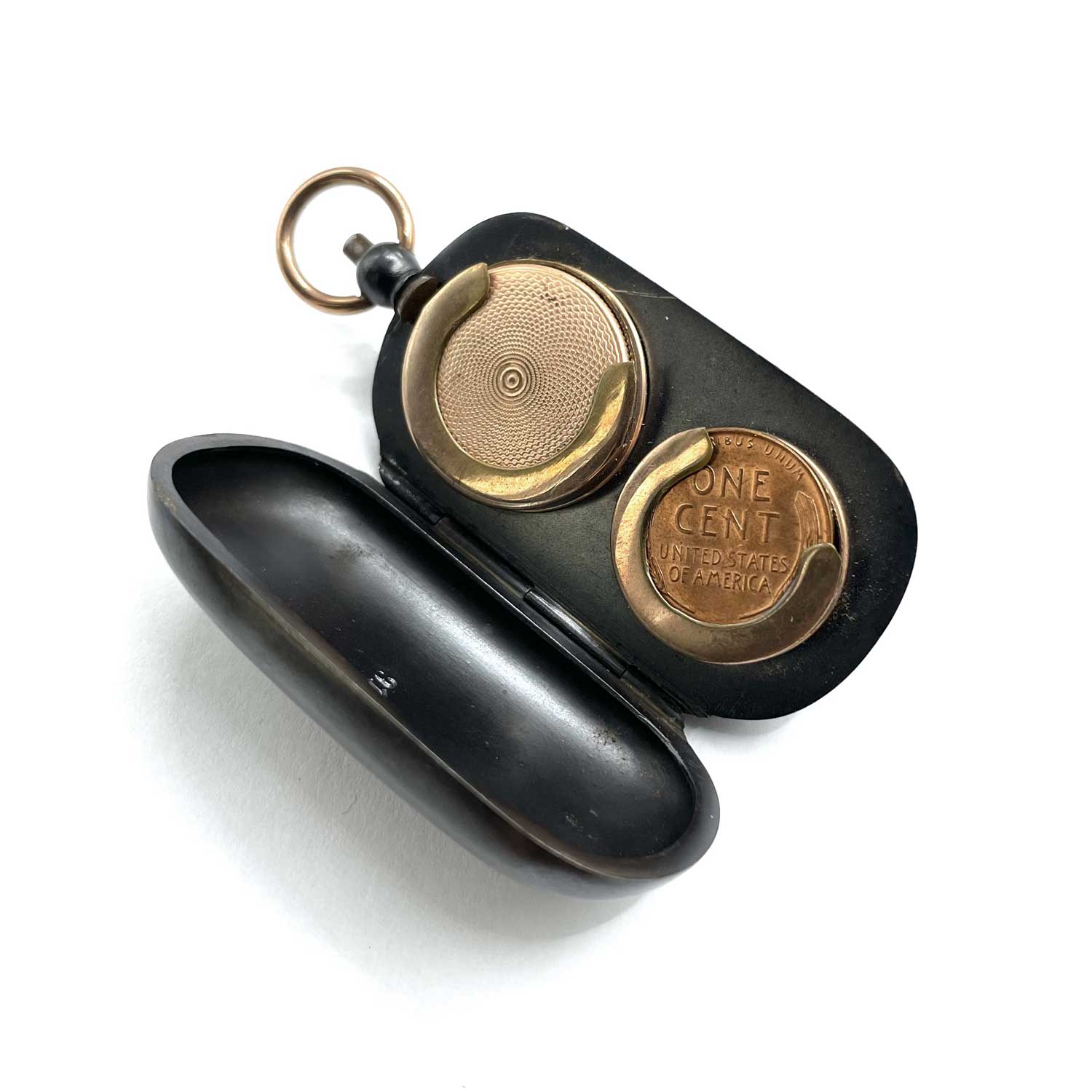 Antique slotted coin purse