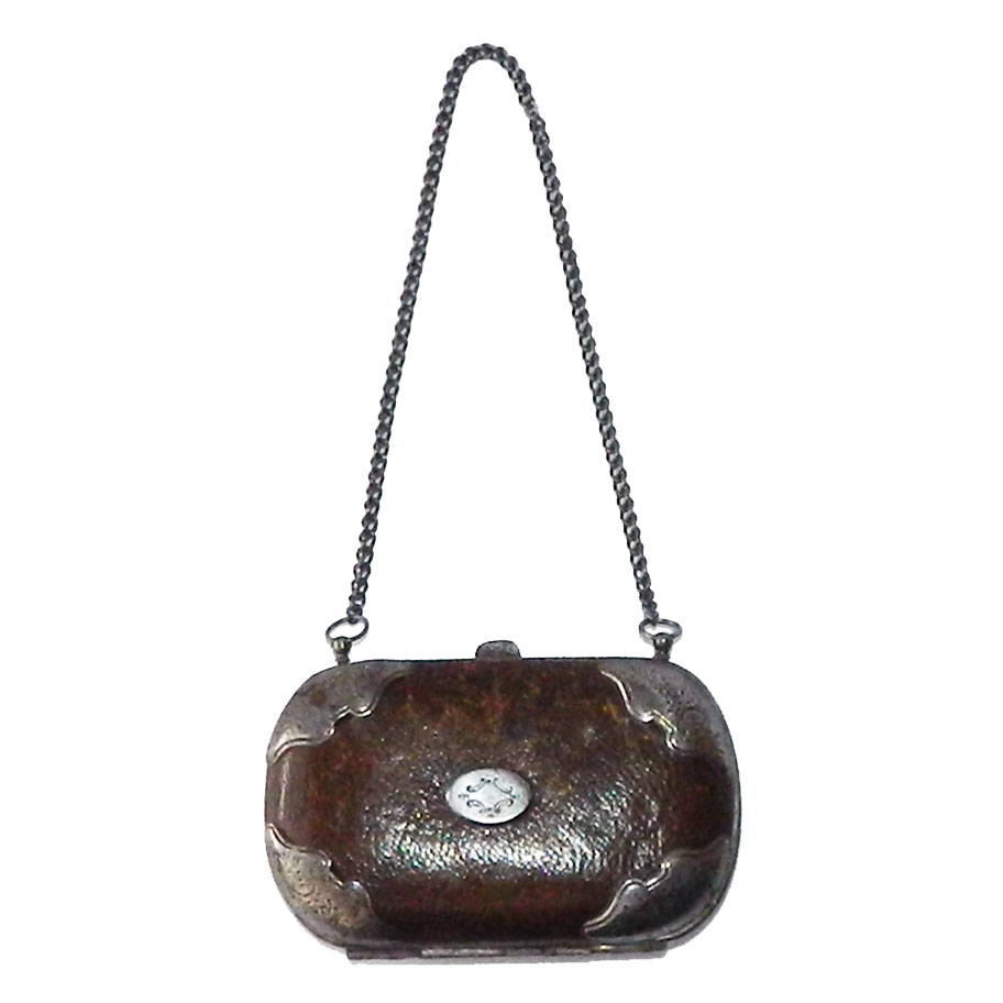 Antique Leather Coin Purse 