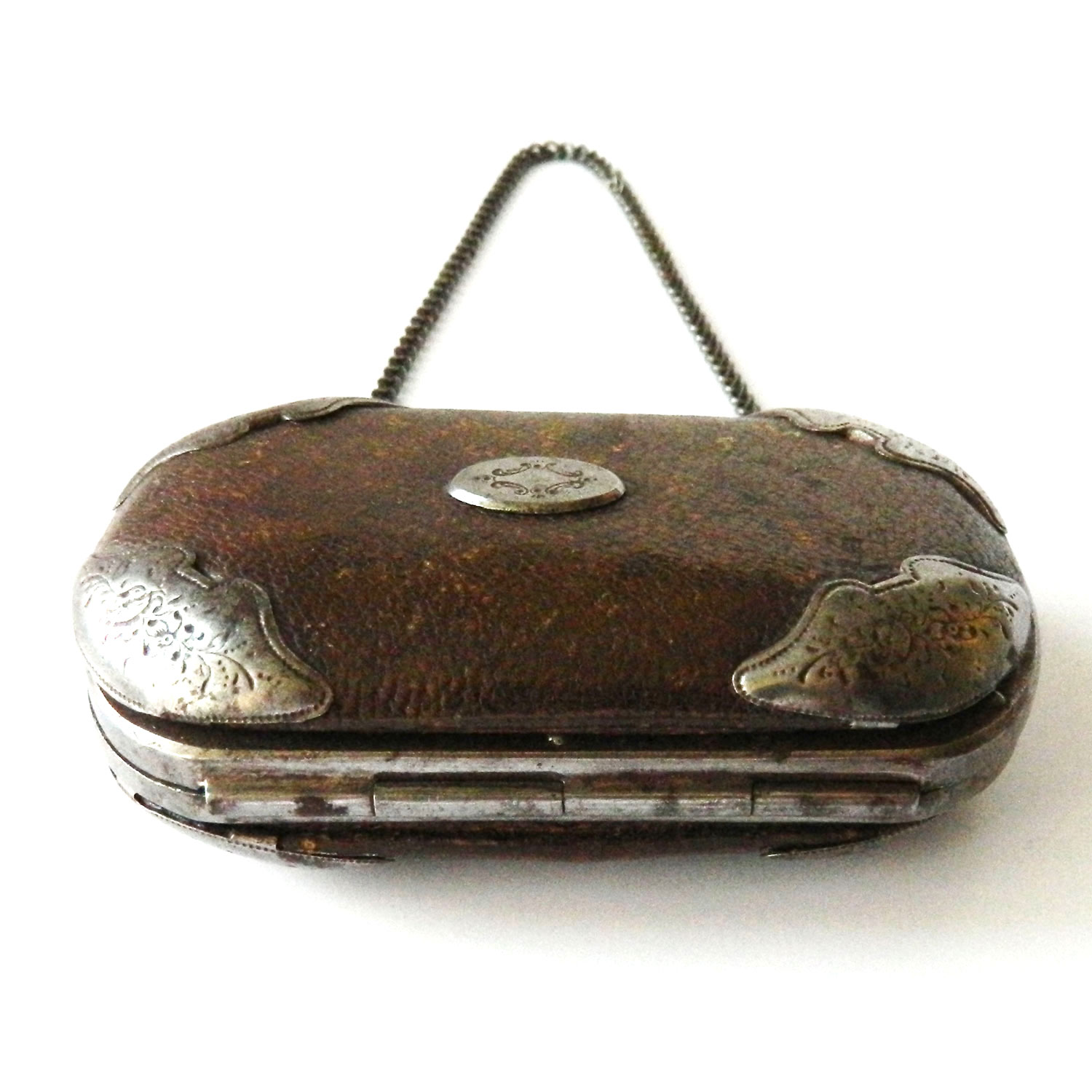 Antique Leather Coin Purse 