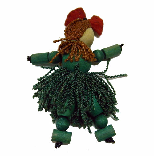 vintage 1930's childs crib doll toy