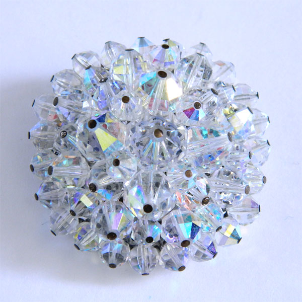 aurora borealis crystal brooch