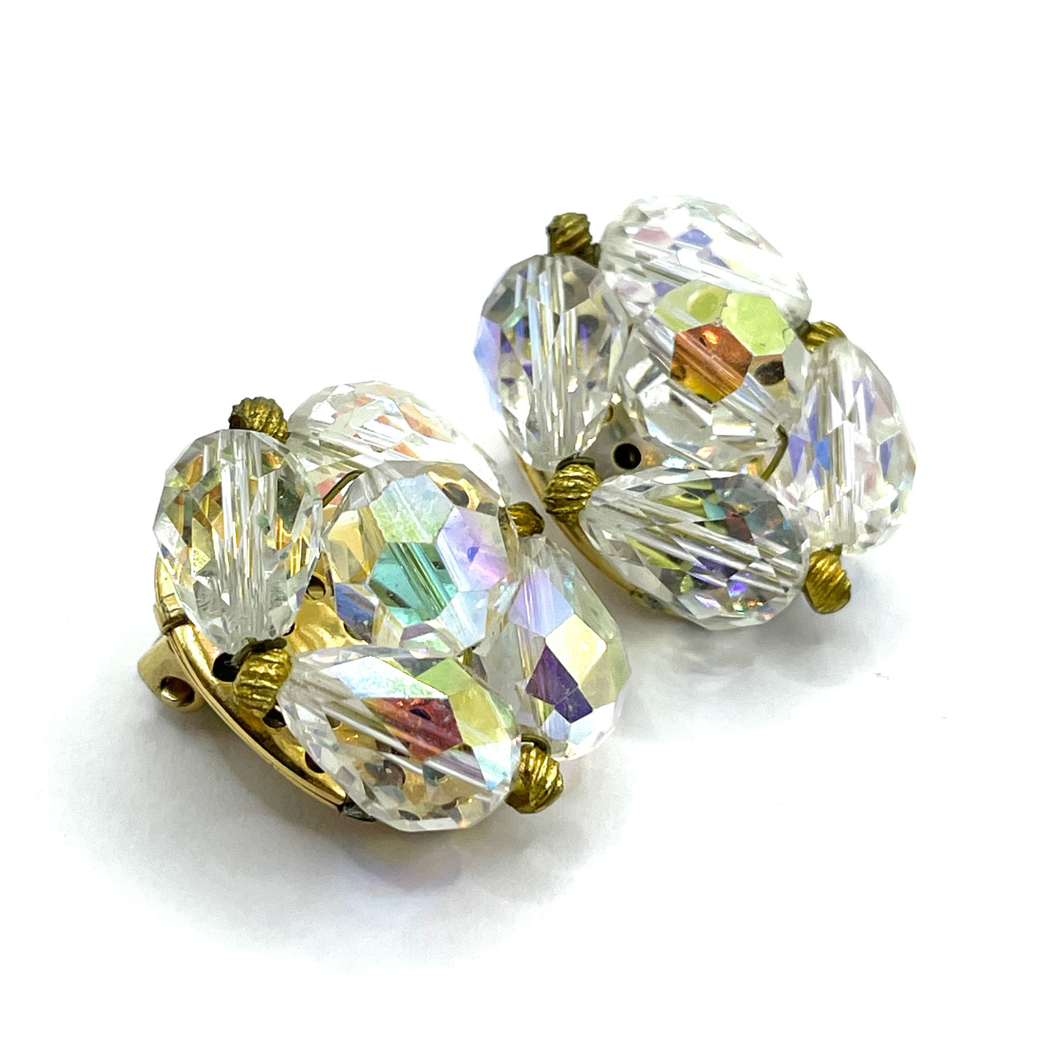 aurora borealis crystal earrings
