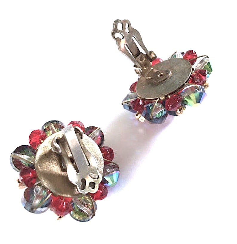 red earrings
