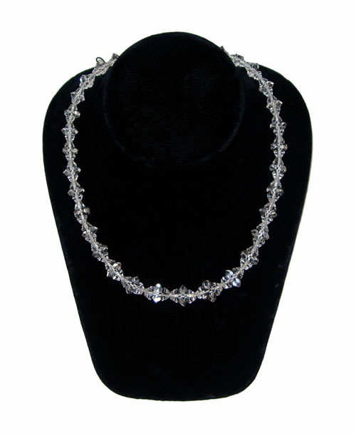 Vintage cut crystal 1950's necklace