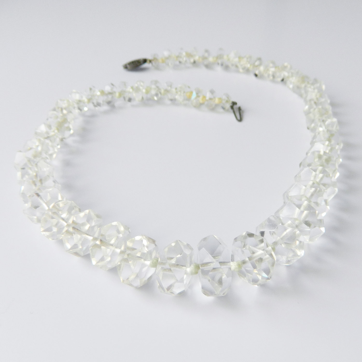 vintage crystal necklace