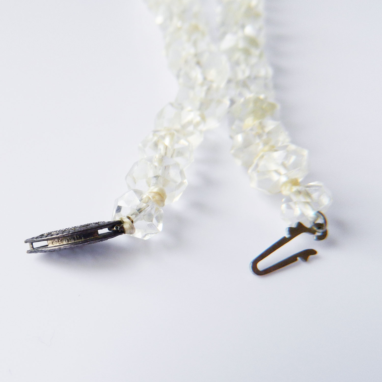 vintage crystal necklace