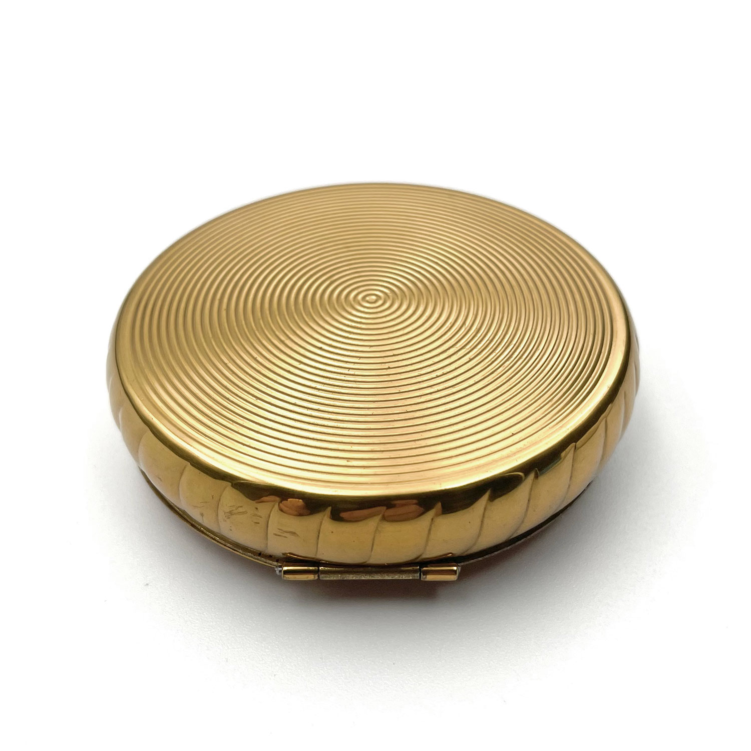 1950s Evans Blossoms Enameled Compact