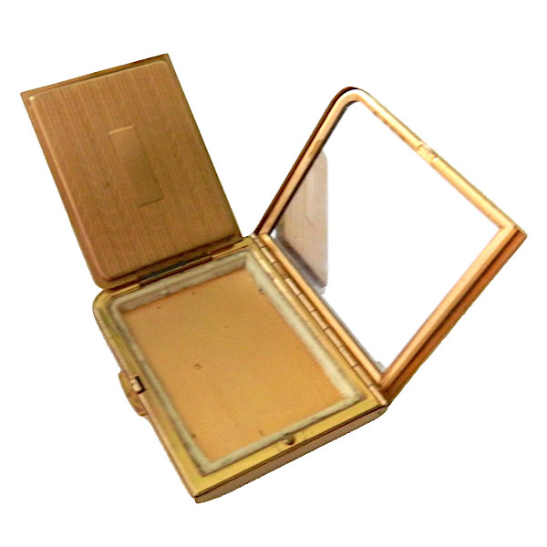 1950's floral compact