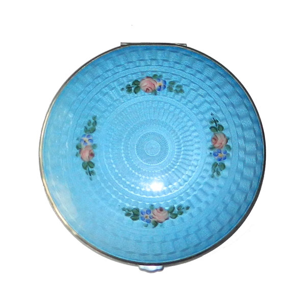 1920's enameled compact