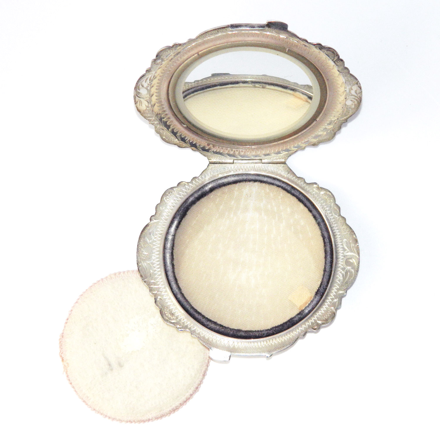 Sterling silver compact