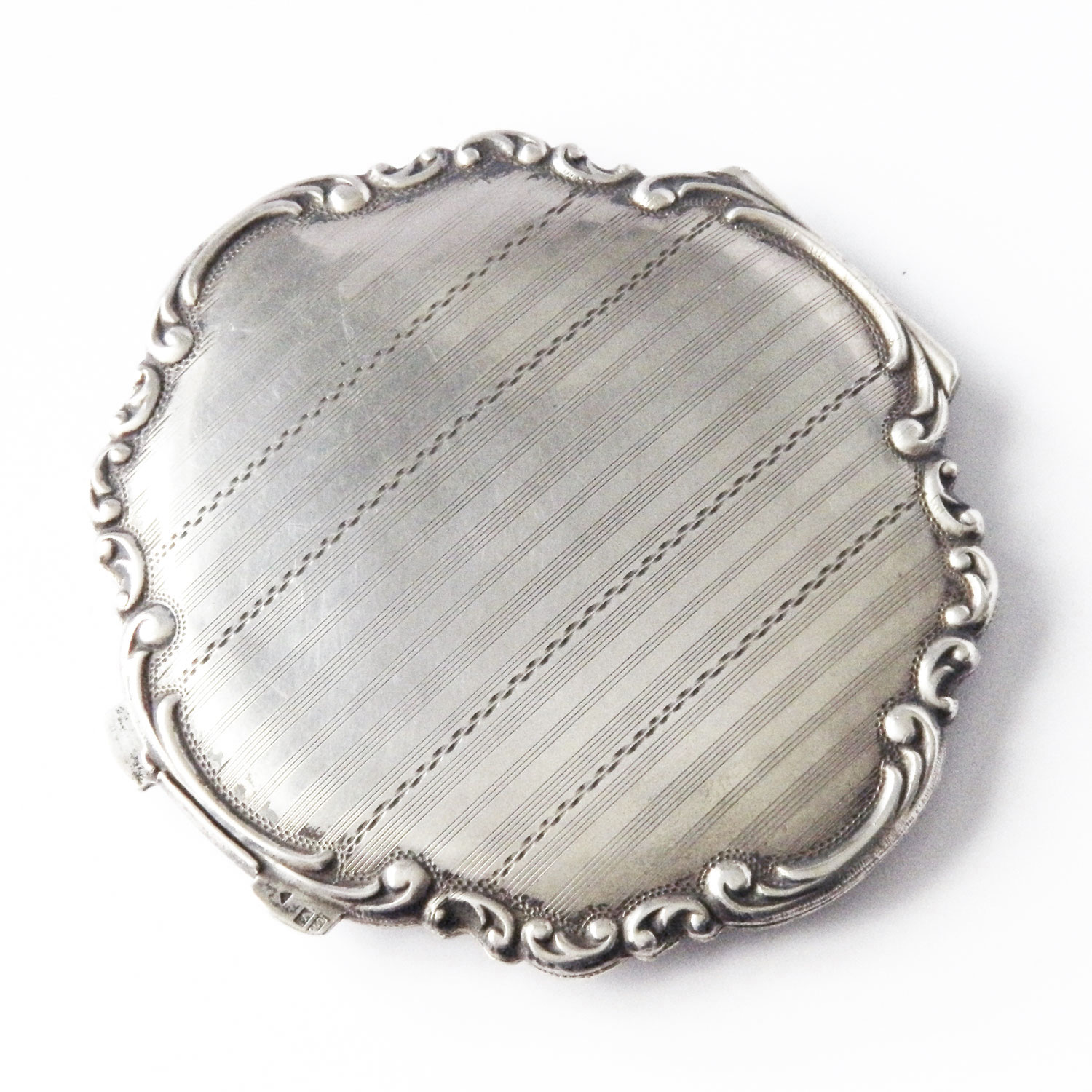 Sterling silver compact