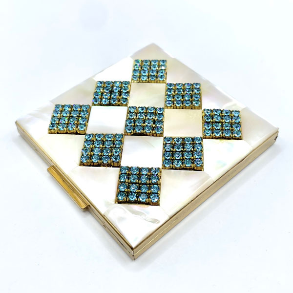1950s Mother of Pearl compact