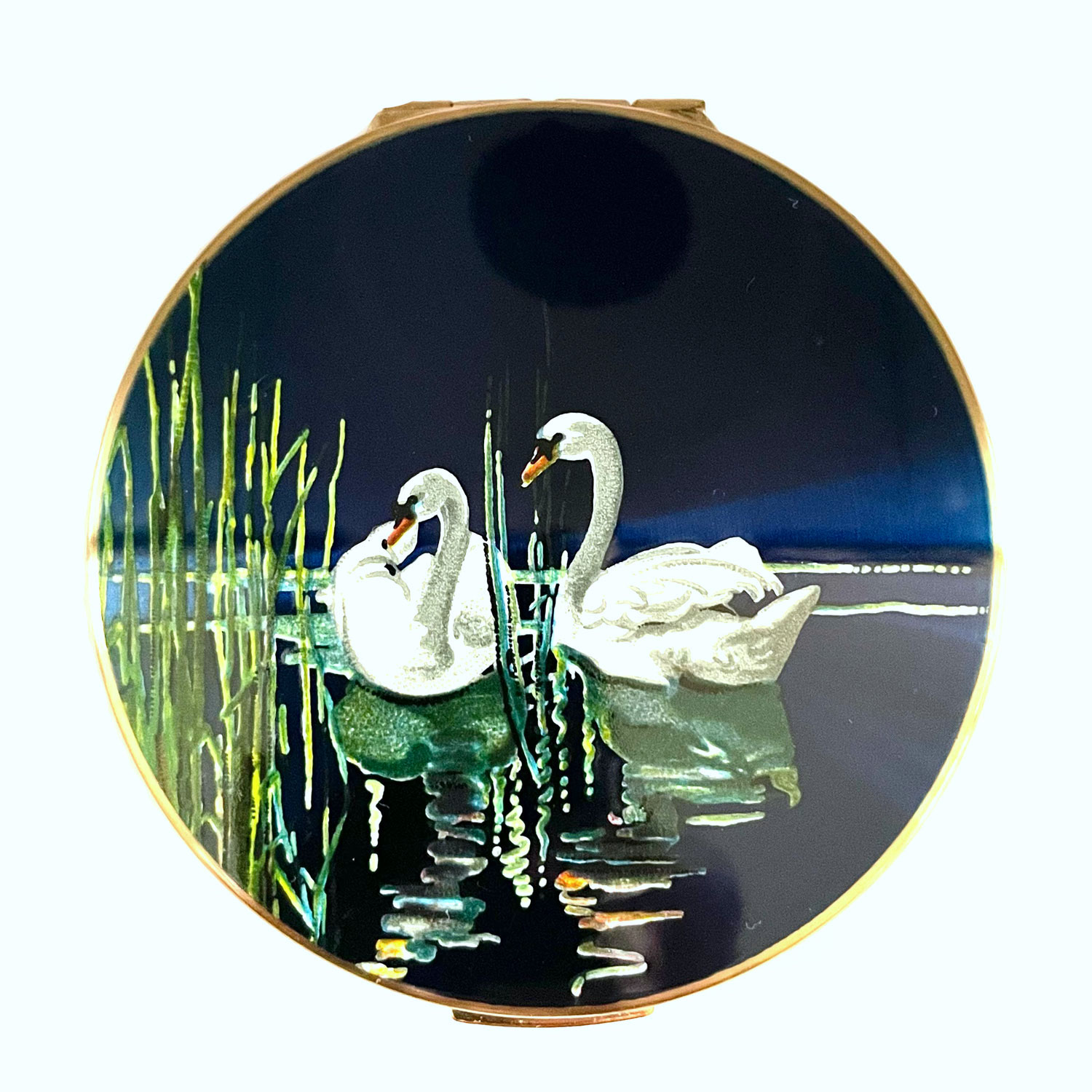 Vintage Stratton swan compact