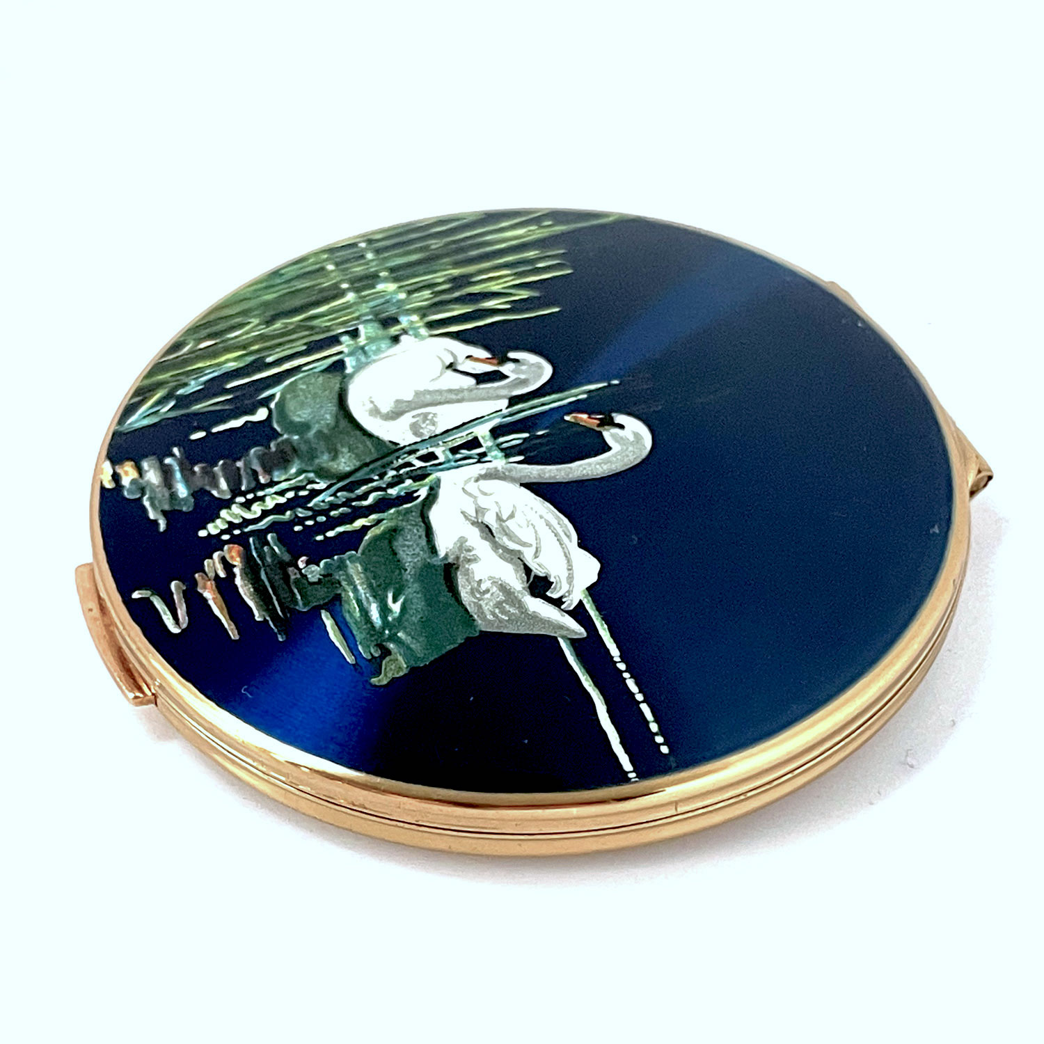 Vintage Stratton swan compact