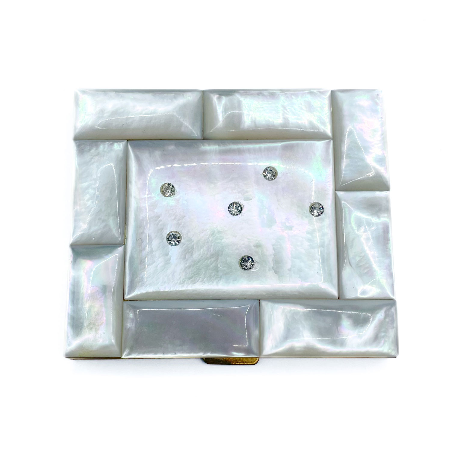 1950s Mother of Pearl compact