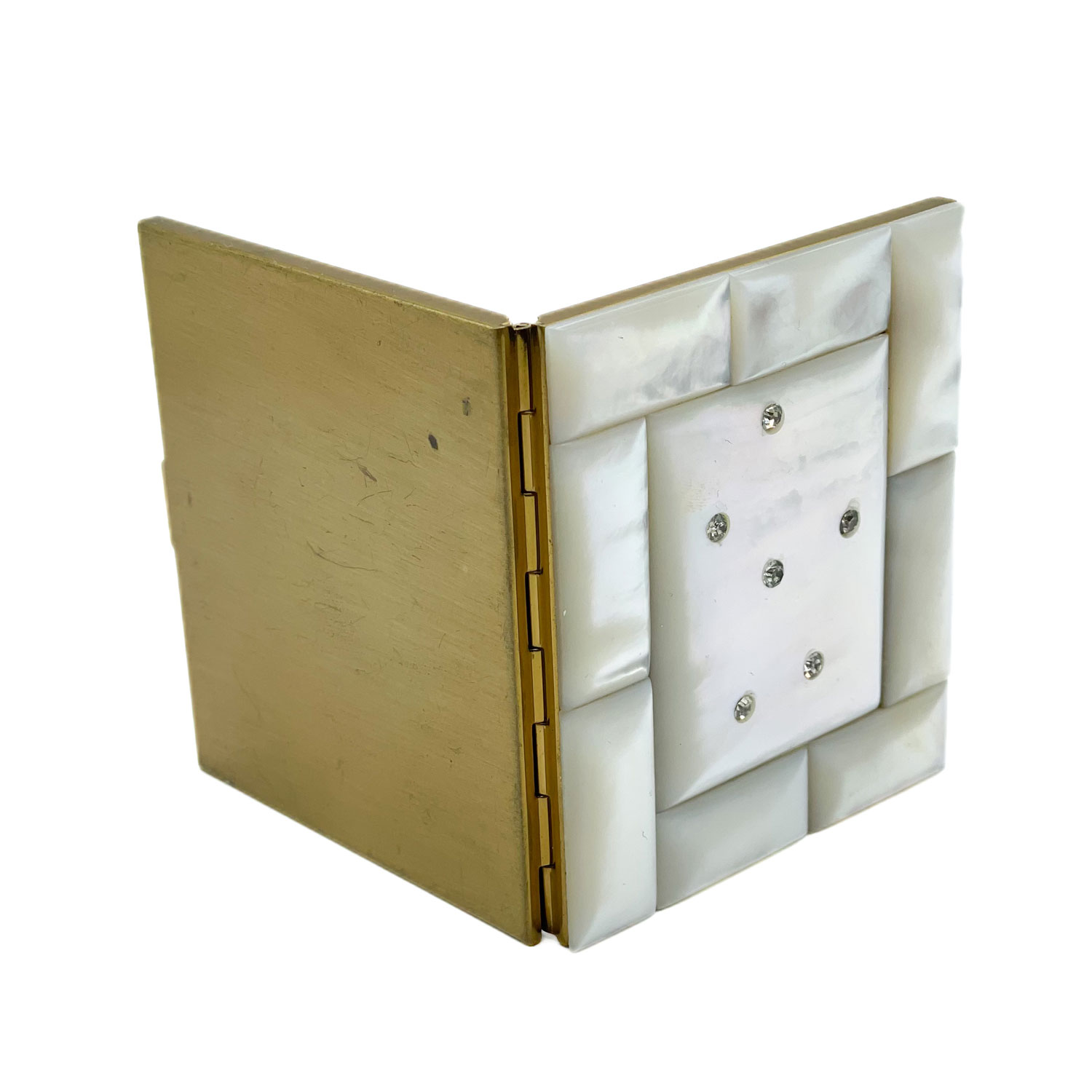 1950s Mother of Pearl compact