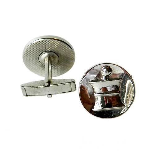 mortar and pestal cufflinks