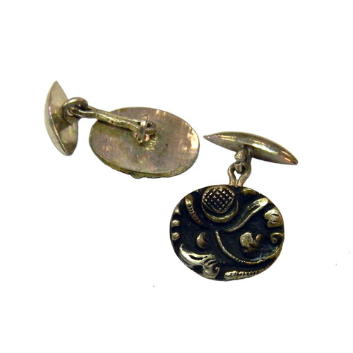 Yogya silver cufflinks