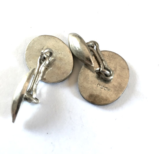 Yogya silver cufflinks