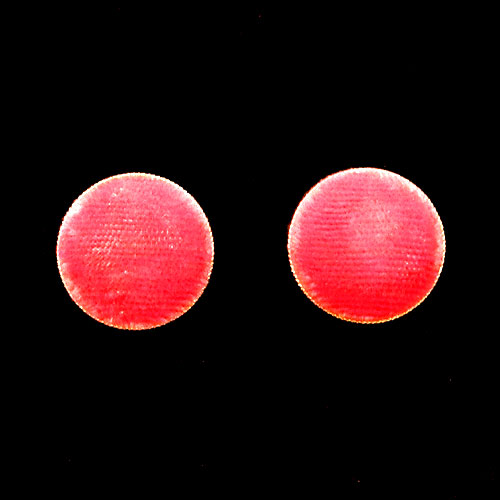 Red velvet cuff links
