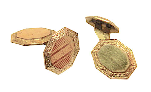 1920's art deco cuff links