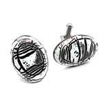 vintage enameled cuff links