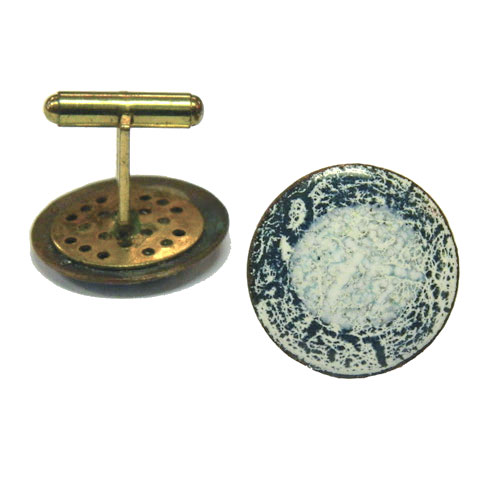 1960's enameled cufflinks