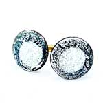 vintage copper enameled cufflinks