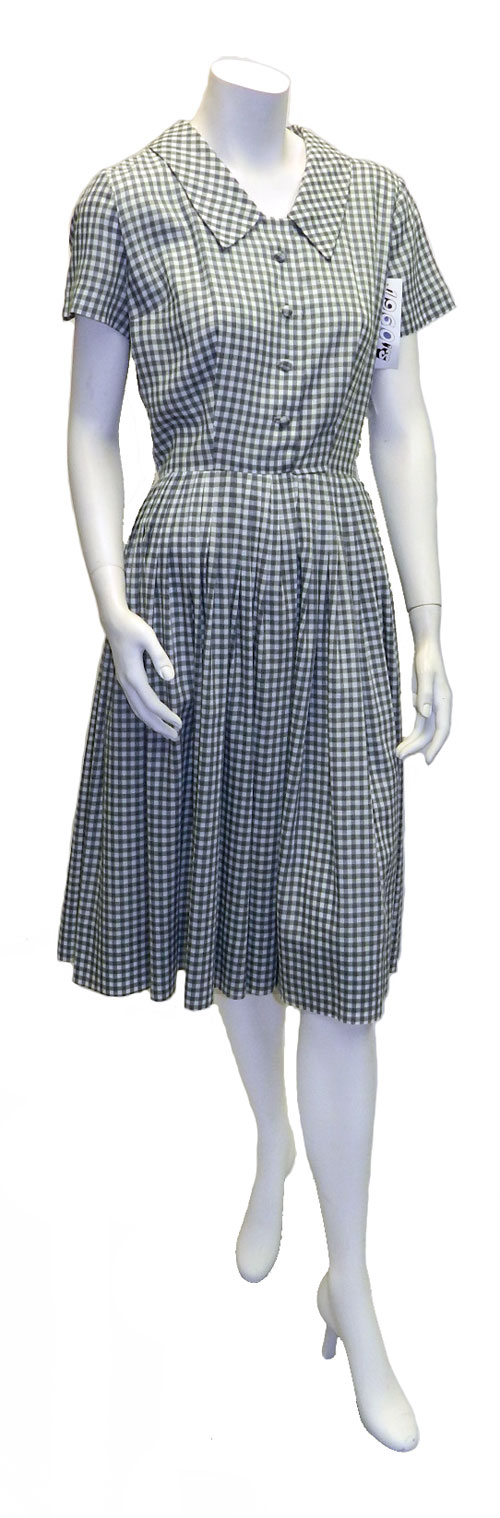 vintage gingham dress