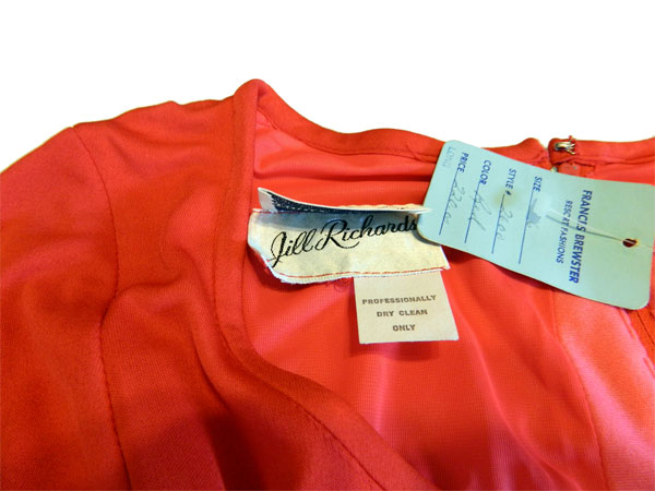 Jill Richards red dress