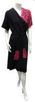 1940s rayon crepe swingdress