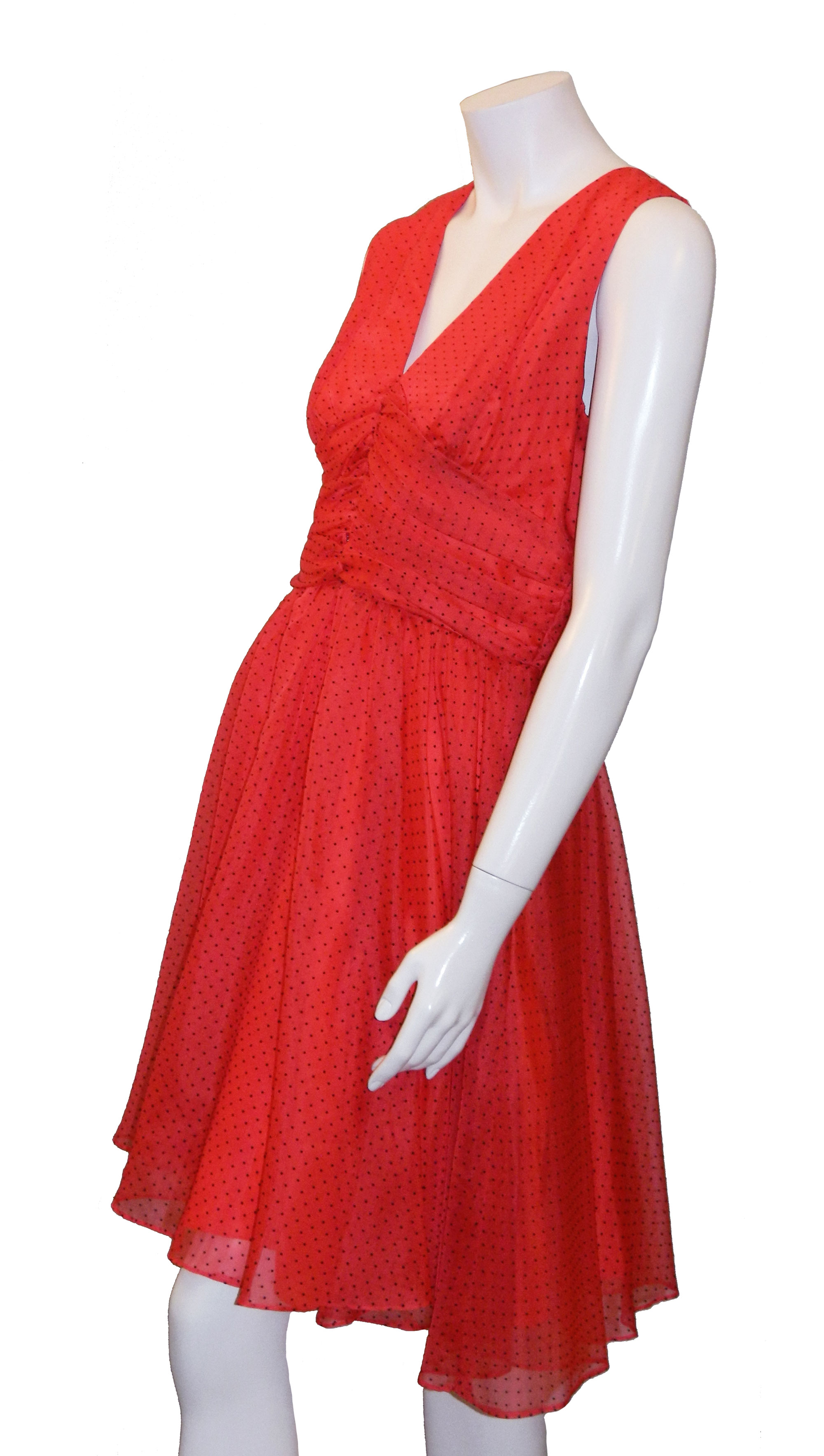 1960s polka dot dress