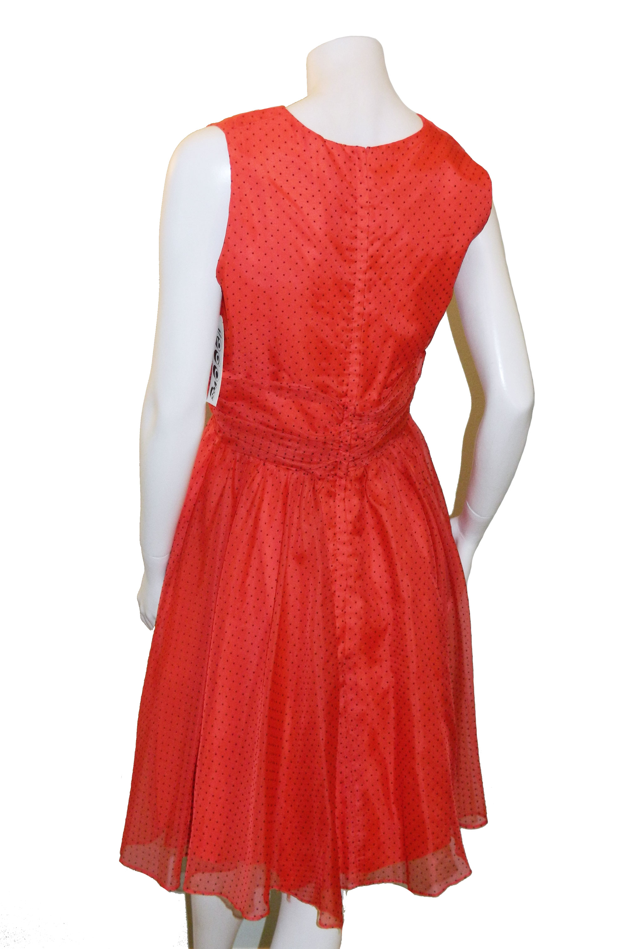 1960s polka dot dress