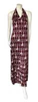 1970s long halter dress