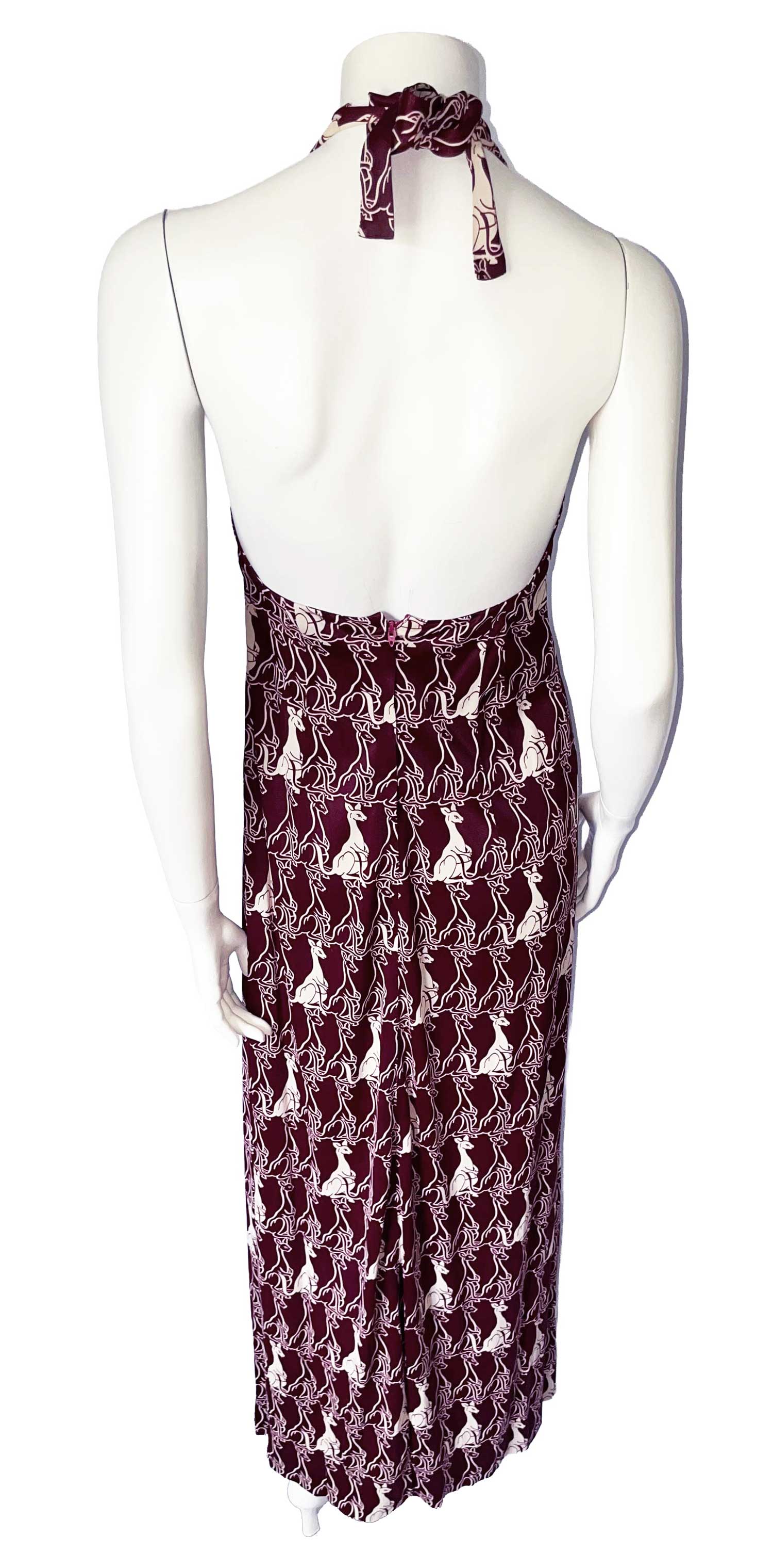 1970s kangaroo halter dress