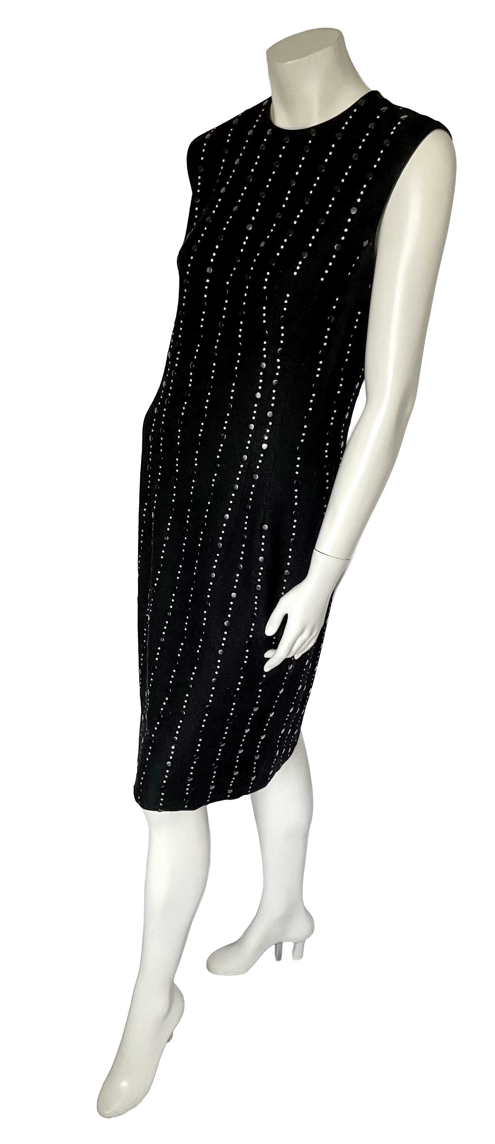 1960s Mr Blackwell rhinestone studded cocktail dress