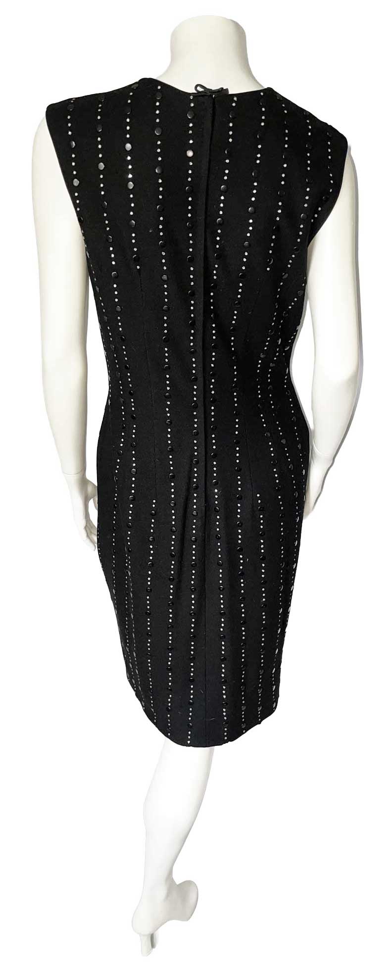 1960s Mr Blackwell rhinestone studded cocktail dress