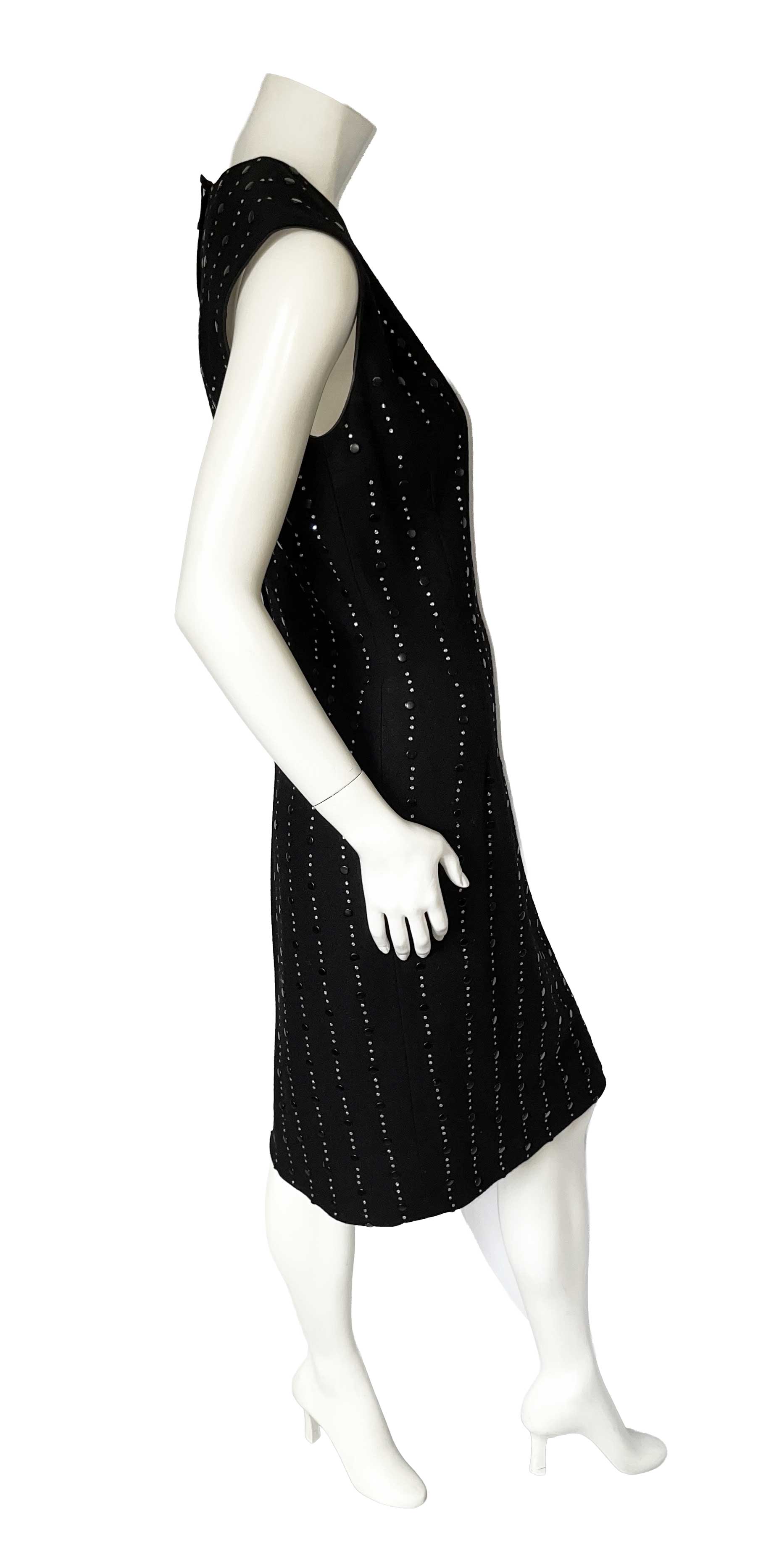 1960s Mr Blackwell rhinestone studded cocktail dress