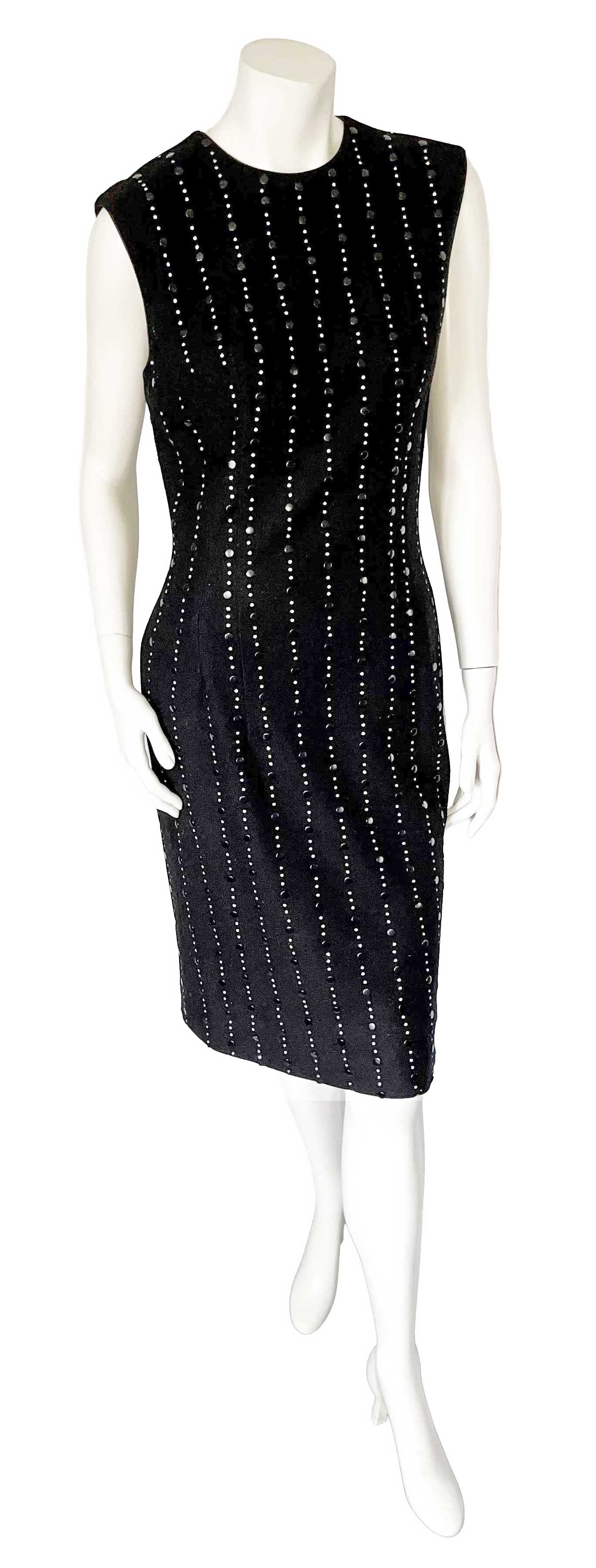 1960s Mr Blackwell rhinestone studded cocktail dress