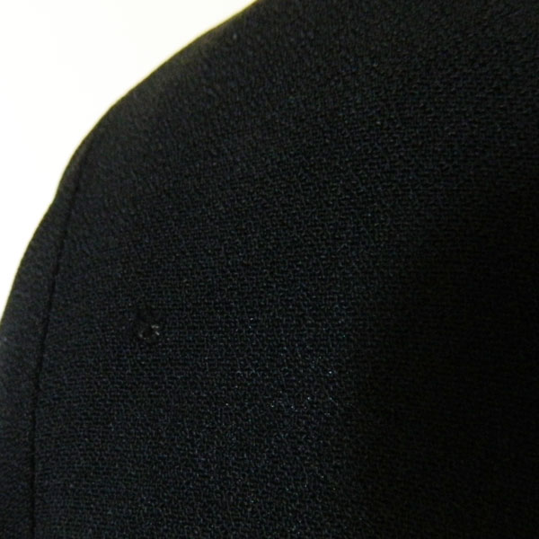 1940's little black rayon crepe dress