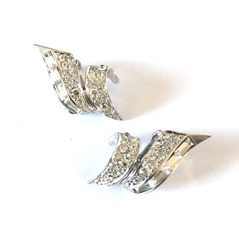 rhinestone earrings