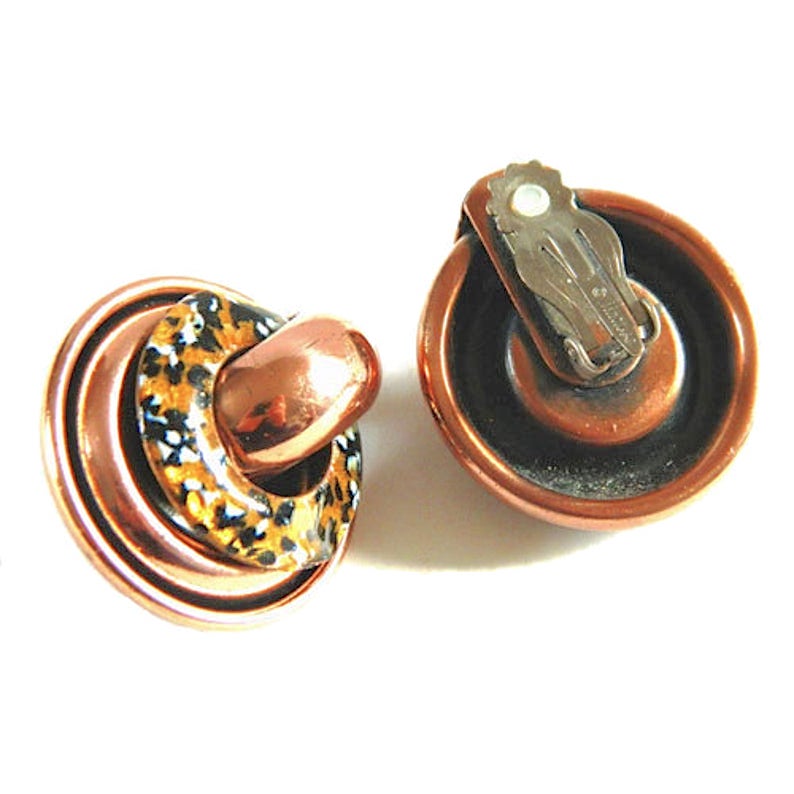 Matisse copper earrings