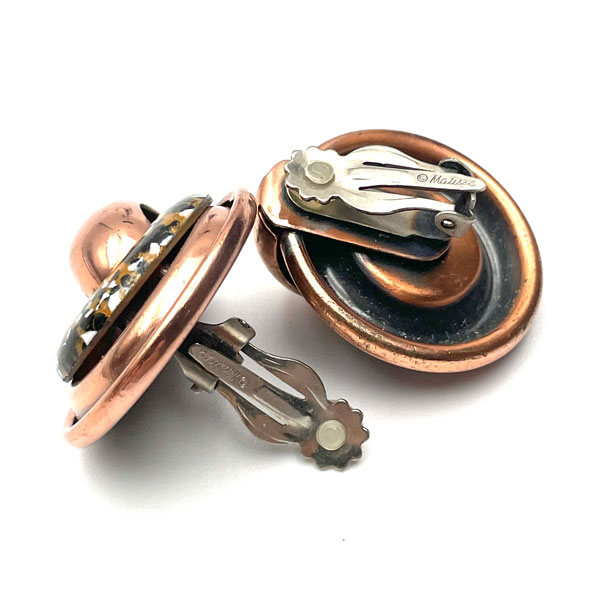 Matisse copper earrings